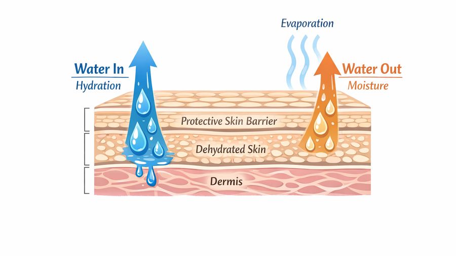 Moisturizer vs Hydrator and Hydration Concepts: A Simple Breakdown of the Difference Between Moisturizer and Hydrator