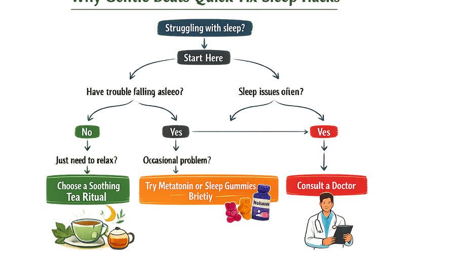 Tea vs Melatonin vs ‘Sleep Gummies’: Choosing a Gentle Night Routine