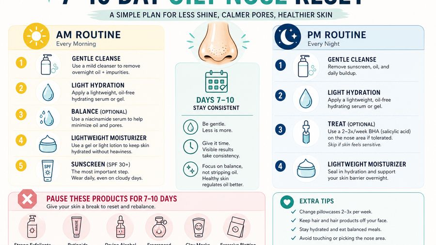 Why Is My Nose So Oily? Common Causes, Triggers, and a Simple Reset Plan