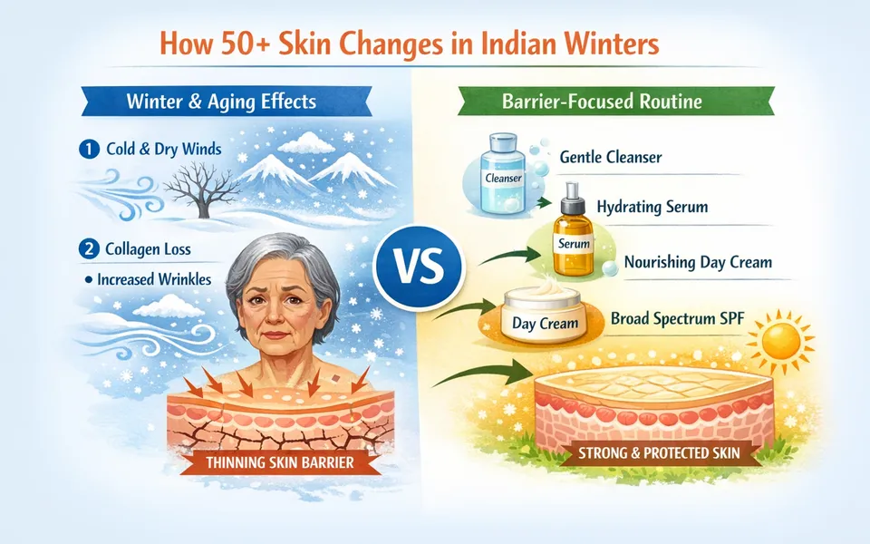 Best day cream for 50 plus plus wrinkles plus dry skin in winter dryness