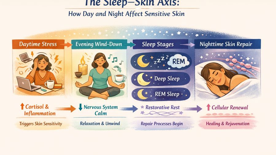 Sensitive Skin and Inflammation? Start With Nervous‑System Calm at Night