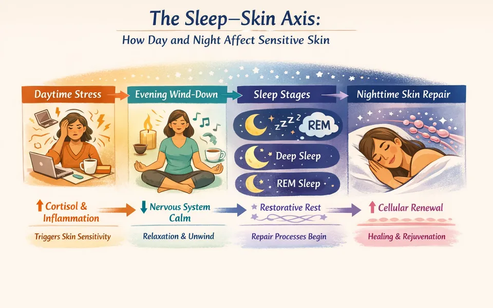 Sensitive Skin and Inflammation? Start With Nervous‑System Calm at Night