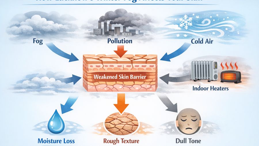 Lucknow Winter Fog: Why Skin Looks Dull and How to Bring Back Smooth Texture