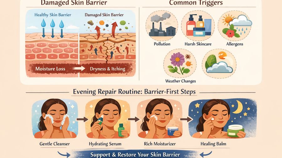 Why Is My Face Itchy And Dry? Common Triggers and a Barrier-First Recovery Plan