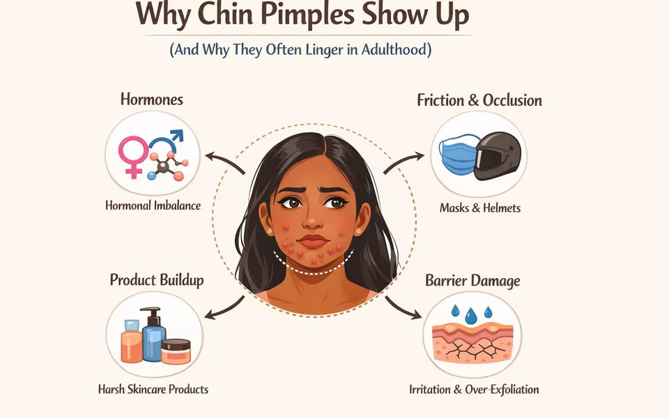 Why Do I Get Pimples On My Chin? Common Causes, Triggers, and a Simple Reset Plan