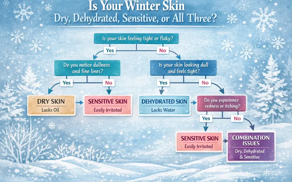 Best night gel for sensitive skin plus dehydrated skin in winter dryness