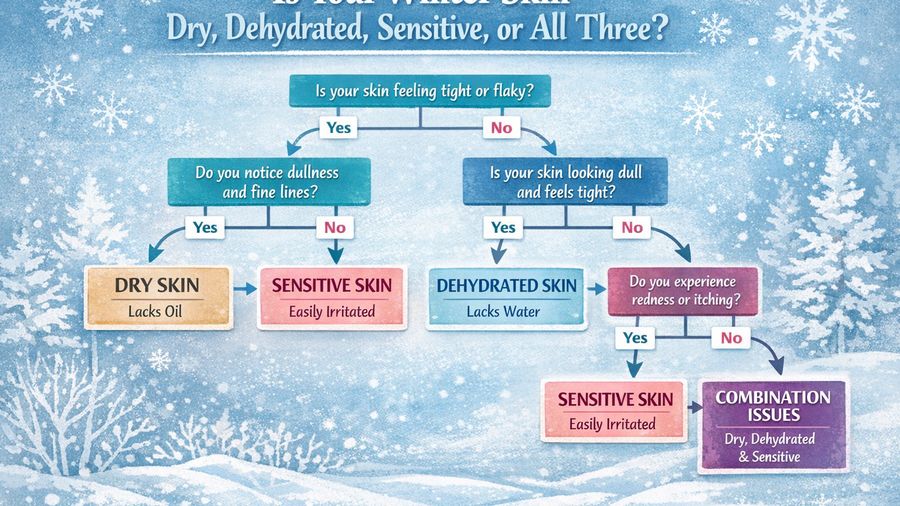 Best night gel for sensitive skin plus dehydrated skin in winter dryness