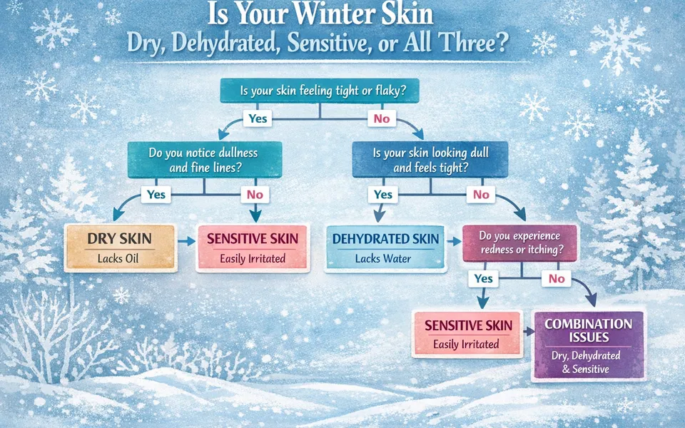 Best night gel for sensitive skin plus dehydrated skin in winter dryness