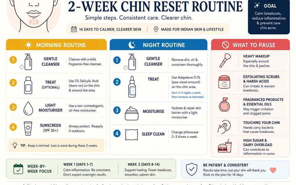 Why Does My Chin Keep Breaking Out? Common Causes, Triggers, and a Simple Reset Plan