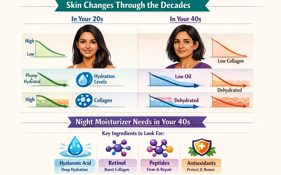 Best Night Moisturizer for 40s: Firming, Repair, and Deep Hydration That Works