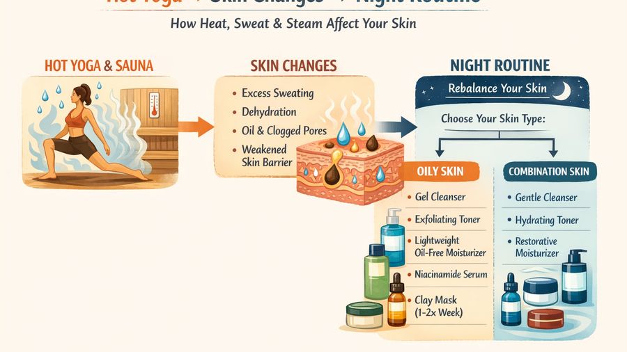 Hot Yoga / Sauna Skin: Hydration Without Clogged Pores