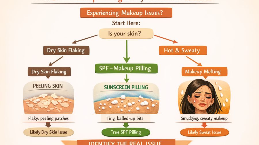 SPF + Makeup Pilling: Fixing Texture Conflicts in Indian Weather