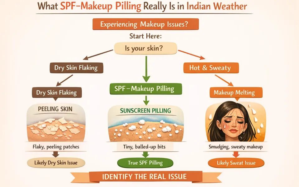 SPF + Makeup Pilling: Fixing Texture Conflicts in Indian Weather