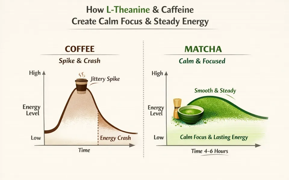 Best ceremonial grade matcha for calm focus & steady energy