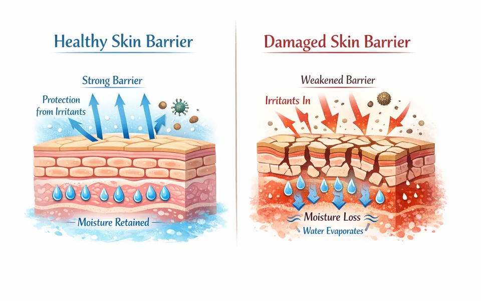 Skin moisturizer for sensitive skin: how to hydrate without irritation and avoid barrier burnout