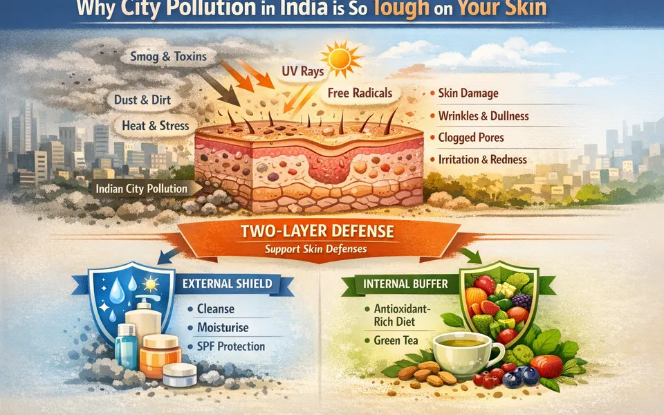 Pollution‑Proof Glow: Antioxidant Habits for City Skin in India