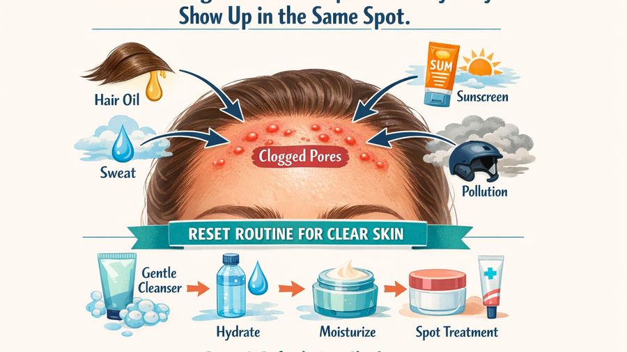 Why Do I Get Pimples On My Forehead? Common Causes, Triggers, and a Simple Reset Plan