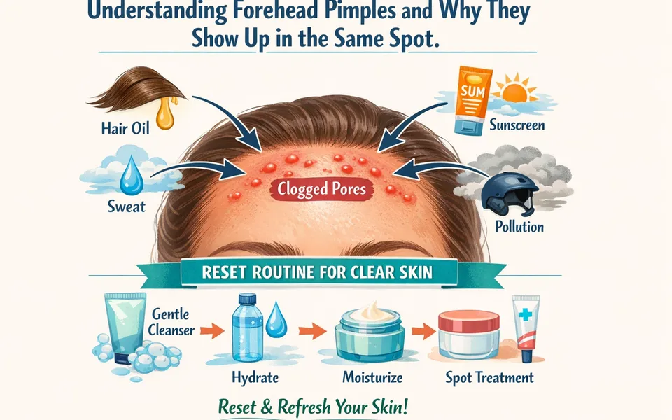 Why Do I Get Pimples On My Forehead? Common Causes, Triggers, and a Simple Reset Plan