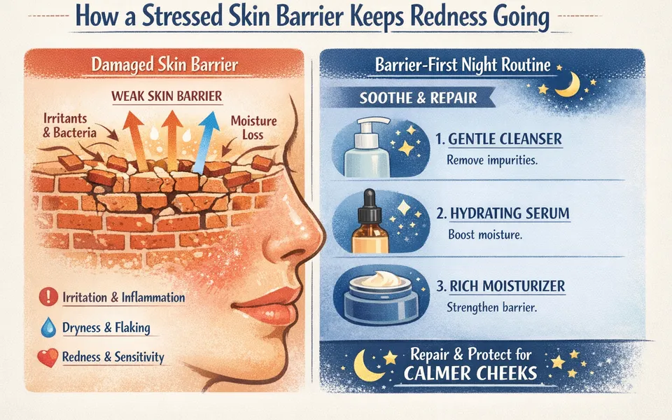 Why Are My Cheeks Always Red? Common Triggers and a Barrier-First Recovery Plan