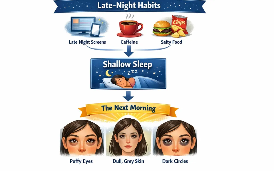 Under‑Eye Puffiness and Grey Complexion: What Poor Sleep Really Does