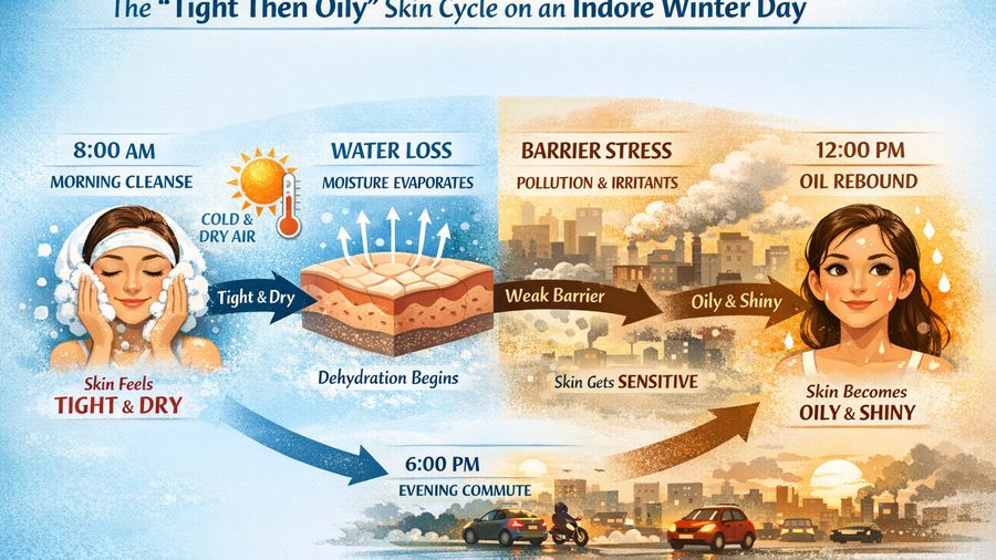Indore Winter Mornings: Stop the “Tight Then Oily” Cycle With a Better Cleanse