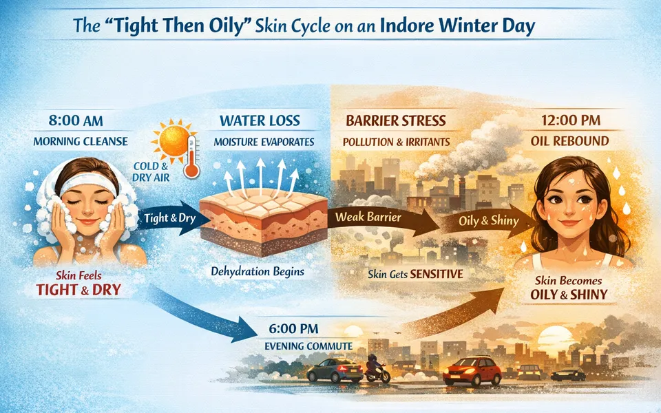 Indore Winter Mornings: Stop the “Tight Then Oily” Cycle With a Better Cleanse