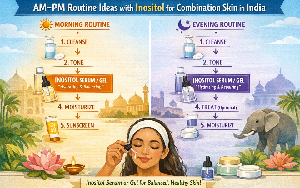 Inositol for Combination Skin: Oil Balance + Barrier Support (Without Matte Dryness)