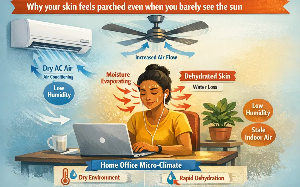 Work-From-Home Skin: Why You Still Get Dehydrated Without Sun