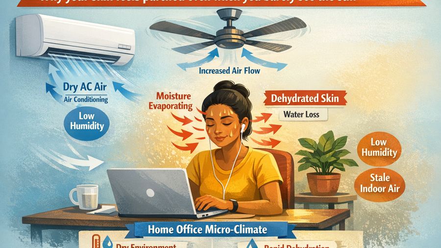 Work-From-Home Skin: Why You Still Get Dehydrated Without Sun