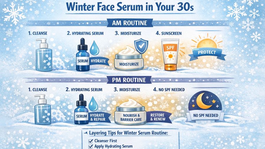 Best face serum for 30s skin plus anti aging plus dry skin in winter dryness
