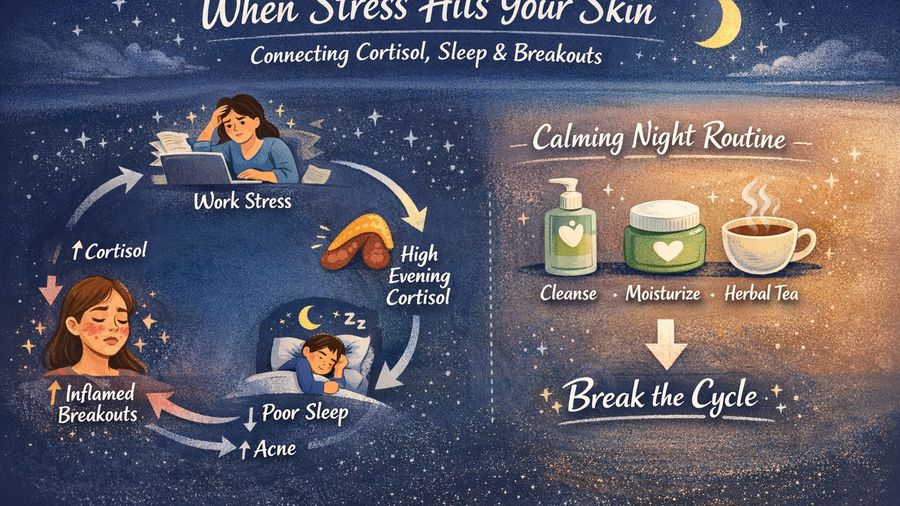 Stress, Cortisol, and Breakouts: A Night Routine That Starts With Tea