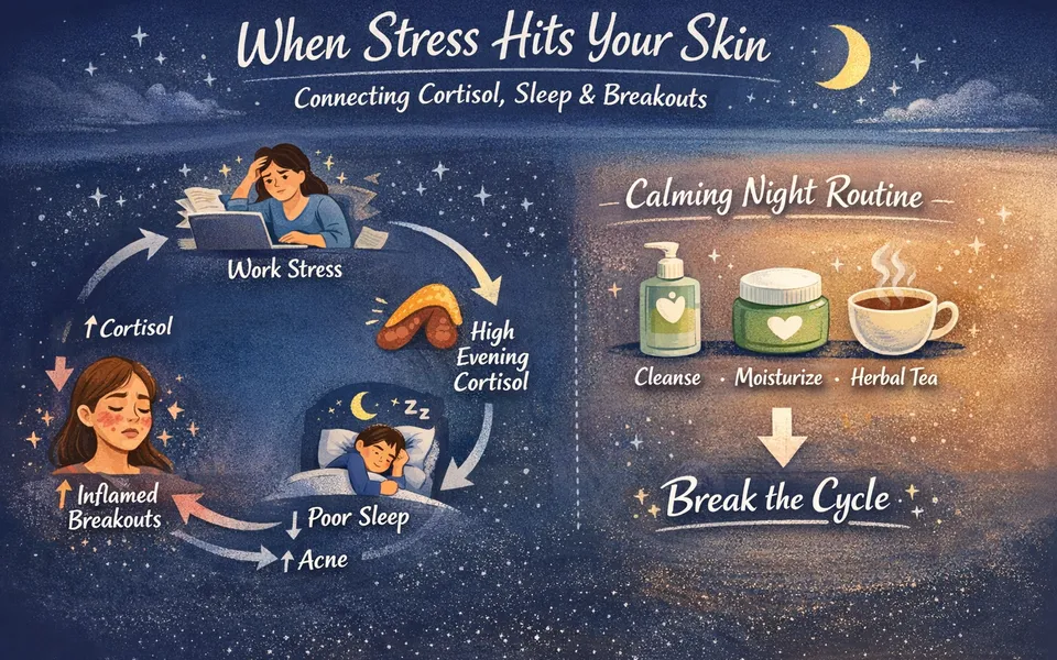 Stress, Cortisol, and Breakouts: A Night Routine That Starts With Tea