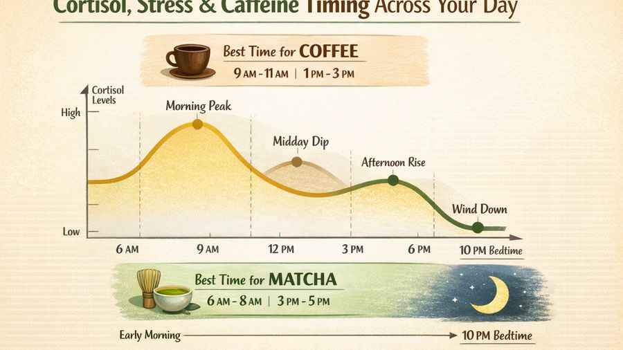 Matcha vs Coffee: Jitters, Cortisol, and Skin Flare-Ups