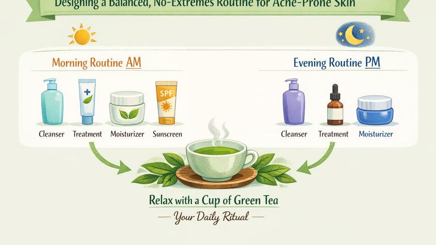 Green Tea and Breakouts: How to Build a Balanced Routine (No Extremes)