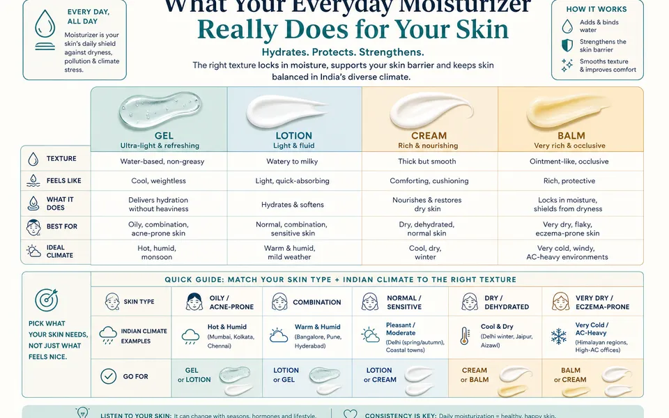 Moisturizer vs Night Cream: Key Differences and How to Layer