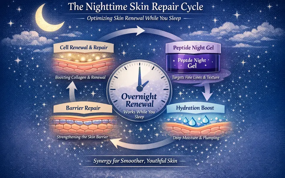 Adenosilane Explained: Why Some Night Gels Target Fine Lines + Texture Together