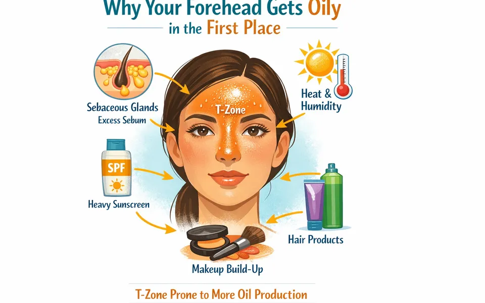 Why Is My Forehead Oily? Common Causes, Triggers, and a Simple Reset Plan