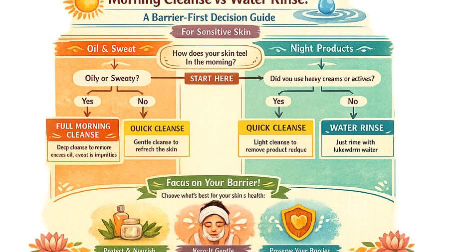 Morning Cleanse vs Water Rinse: What’s Better for Sensitive Skin?