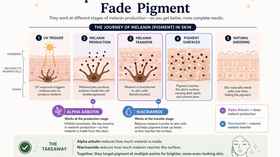 Alpha Arbutin + Niacinamide: A Simple Routine for Hyperpigmentation
