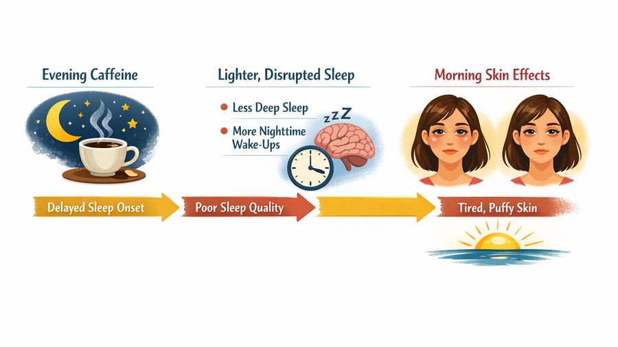 From Late Coffee to Calm Evenings: The Swap That Helps Skin Look Rested