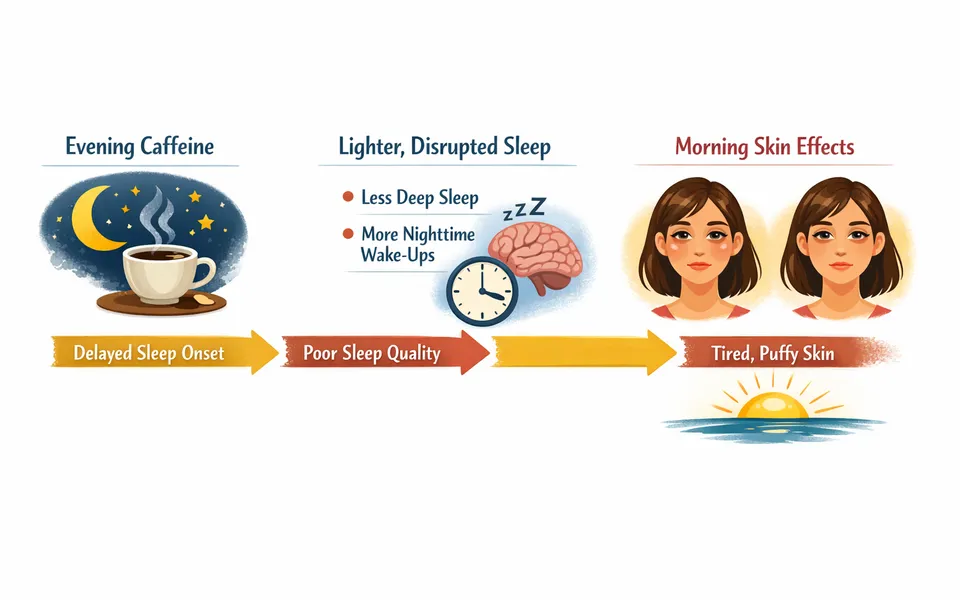 From Late Coffee to Calm Evenings: The Swap That Helps Skin Look Rested
