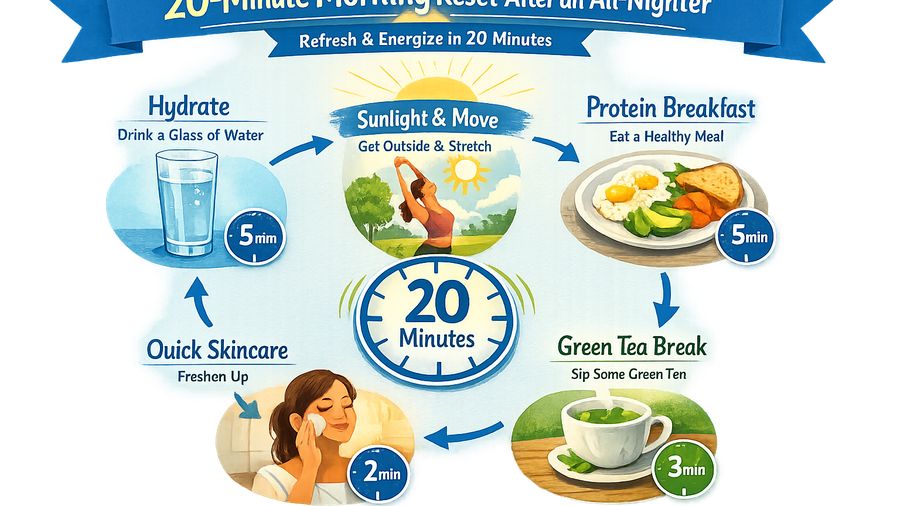 Dull Skin After All‑Nighters: Reset Your Morning With a Simple Ritual