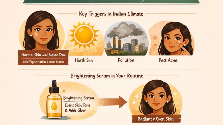 Best face serum for normal skin plus uneven tone in all season