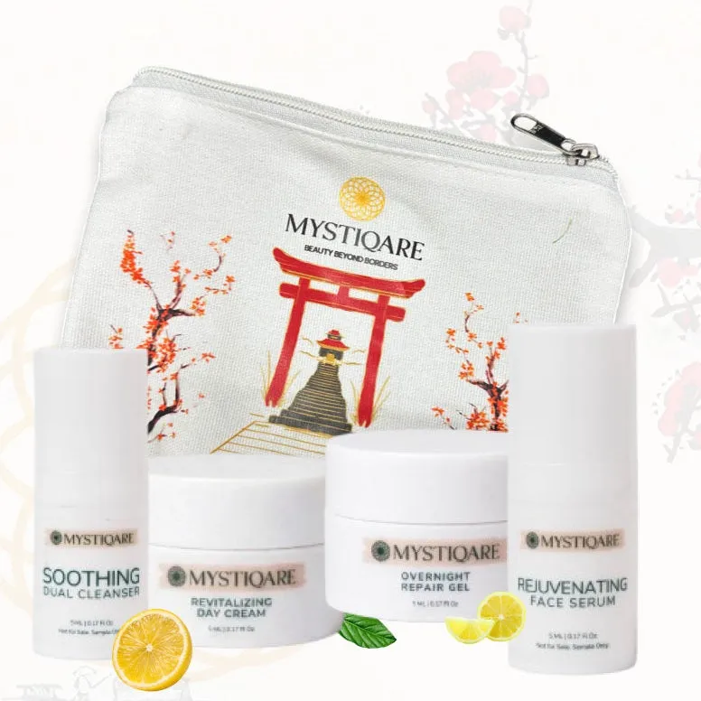 Travel Pouch with 4 Mini Products